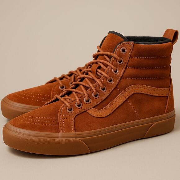 Mens Vans Sk8 Hi Mte Sequoia Gum 9.5 - Picture 1 of 10